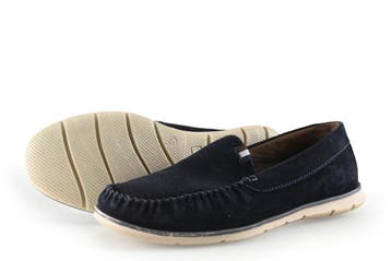 Bugatti Instappers in maat 43 Blauw, Kleding | Heren, Schoenen, Bugatti, Overige typen, Zo goed als nieuw, Verzenden