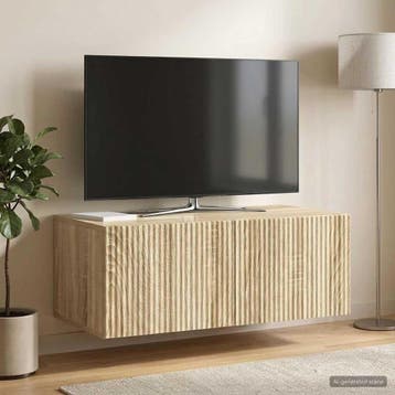 vidaXL Wandmontage TV-kast 78,5 x 41 x 30 cm Sonoma Eiken, Verzenden, Nieuw