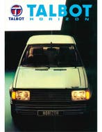 1982 TALBOT HORIZON BROCHURE NEDERLANDS, Ophalen of Verzenden