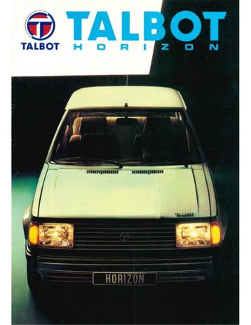 1982 TALBOT HORIZON BROCHURE NEDERLANDS, Ophalen of Verzenden