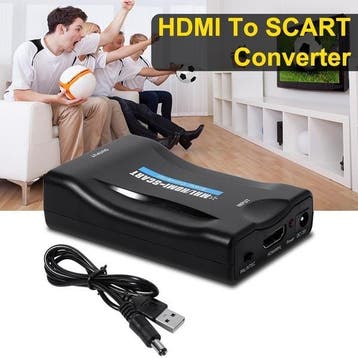 HDMI scart convertor adapter omvormer schakelaar verloop, Verzenden, Nieuw