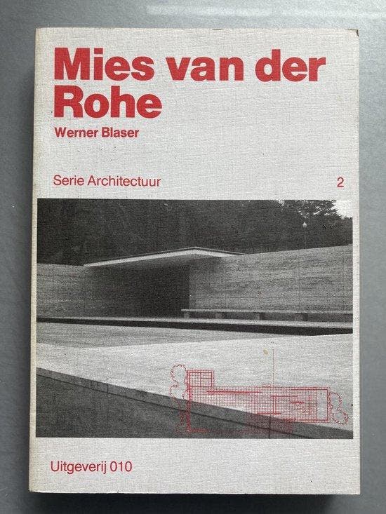 Mies van der Rohe / Serie architectuur / 2 9789064500312, Livres, Art & Culture | Architecture, Envoi