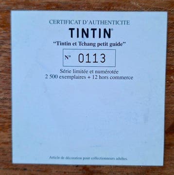 Figurine Moulinsart 46218 - Tintin - Tintin et Tchang petit