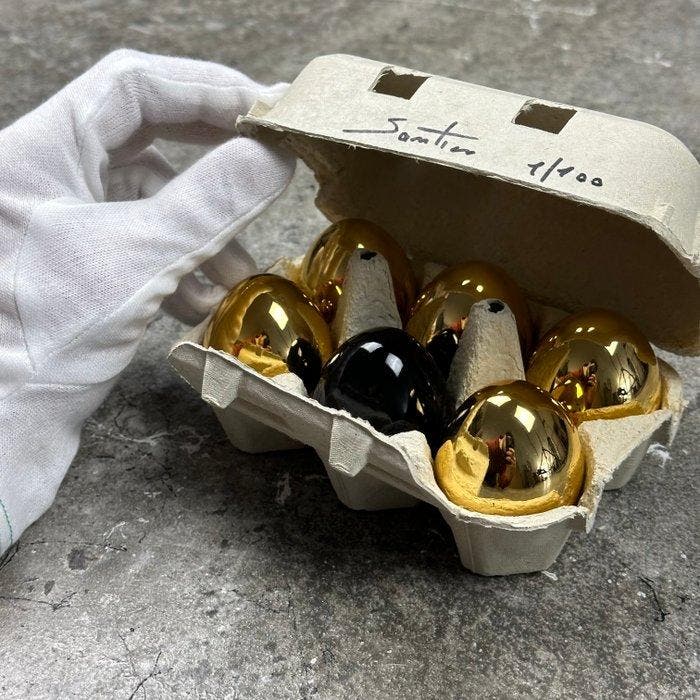 Santicri - Eggs pop , Beyond the Flock, Antiquités & Art, Art | Objets design