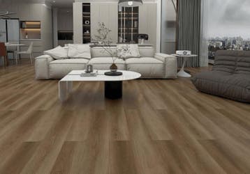 SPC Klikvloer PetraCore Houtlook Infinity Walnut 15x60, 60 cm of meer, Nieuw, 10 m² of meer, Vloertegels