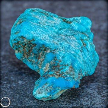 Natuurlijke turkoois nugget – Zeldzame, intens blauw