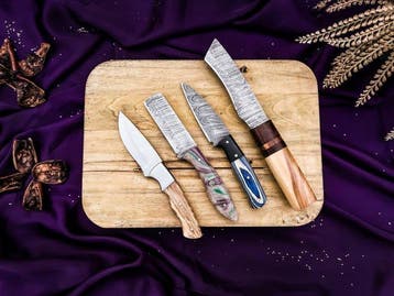 Black Smith Collectible Knife Handmade Skinner Knife Forged
