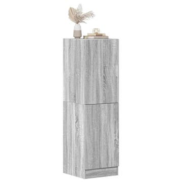 vidaXL Keukenkast 38x41,5x131,5 cm bewerkt hout grijs sonoma, Verzenden, Nieuw