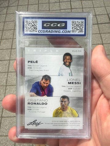 Leaf Exclusive Legends Edition Pelé, Lionel Messi, Cristiano, Nieuw