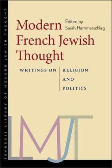 Modern French Jewish Thought - Writings on Religion and, Verzenden, Sarah Hammerschlag