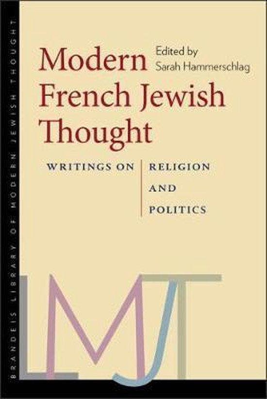 Modern French Jewish Thought - Writings on Religion and, Boeken, Taal | Engels, Gelezen, Verzenden