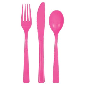 Fuchsia Bestek 18 delig, Verzenden