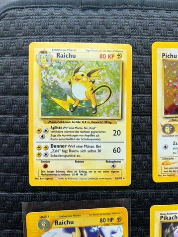 Pokémon - 9 Card - Pikachu, Pichu, Raichu 24 Foil, Promo, Nieuw