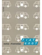 1969 FIAT 600 T INSTRUCTIEBOEKJE FRANS, Ophalen of Verzenden