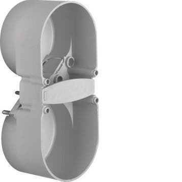 Hager Berker Integro 2-Gang Contact Protection Box Grey -, Verzenden