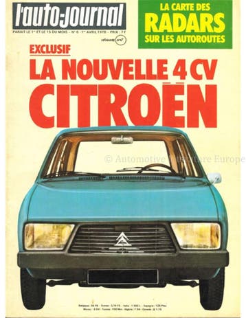 1978 LAUTO-JOURNAL MAGAZINE 06 FRANS