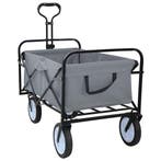 vidaXL Opvouwbare Handtrolley Grijs 94 x 53 x 99 cm Oxford, Verzenden, Nieuw
