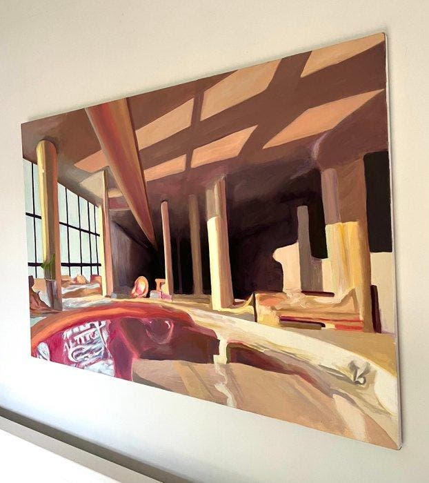 Suzy Vanezis - Harmony of Quantum Silence, Antiquités & Art, Art | Peinture | Moderne
