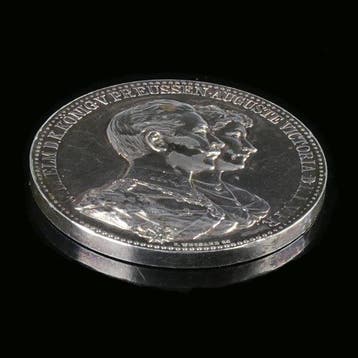 Post-middeleeuws Zilver Pruisen, herdenkingsmedaille van