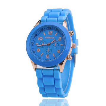 Jelly Horloge voor Dames - Kwarts Uurwerk Silicoon Bandje, Verzenden