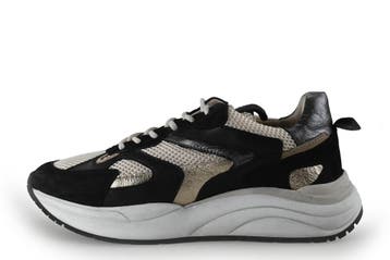 Manfield Sneakers in maat 41 Zwart, Verzenden, Sneakers