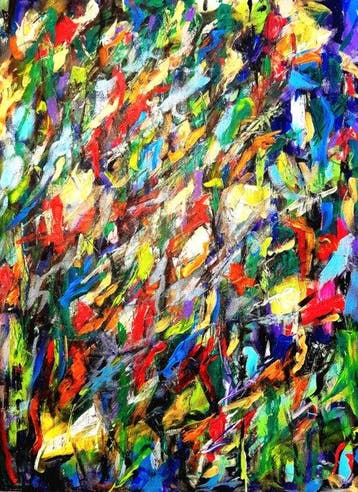Denis Mihai - Wild Flowers, Antiek en Kunst