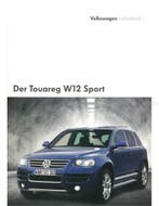 2004 VOLKSWAGEN TOUAREG W12 SPORT BROCHURE DUITS