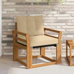 vidaXL Buitensofa Massief Acacia Hout Naturel, Verzenden, Nieuw