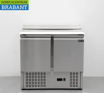 HCB RVS Saladette Koelwerkbank 2 deuren 1/1 GN 90 cm 230V, Ophalen of Verzenden, Nieuw in verpakking