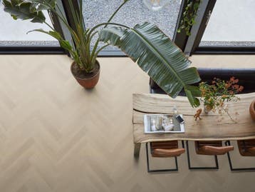 METZ Visgraat Plak Pvc Herringbone BEIGE DRYBACK (, Ophalen of Verzenden, Nieuw