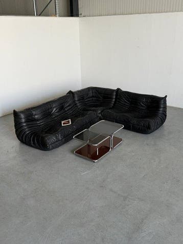Ligne Roset - Michel Ducaroy - Canapé (3) - Togo - Cuir
