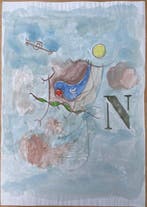 Henry Front (1940–2019) - Composition abstraction Lyrique.