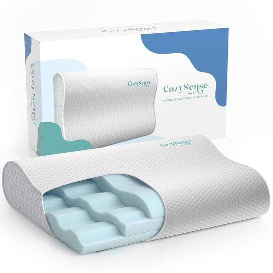 2dekans | CozySense® Ergonomisch Hoofdkussen - Verstelbaar, Huis en Inrichting, Slaapkamer | Beddengoed, Ophalen of Verzenden