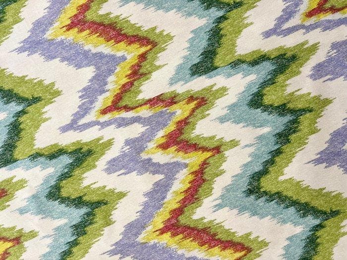 Prestigieuze meubelstof Adras Ikat - Textiel - 280 cm - 250, Antiquités & Art, Tapis & Textile