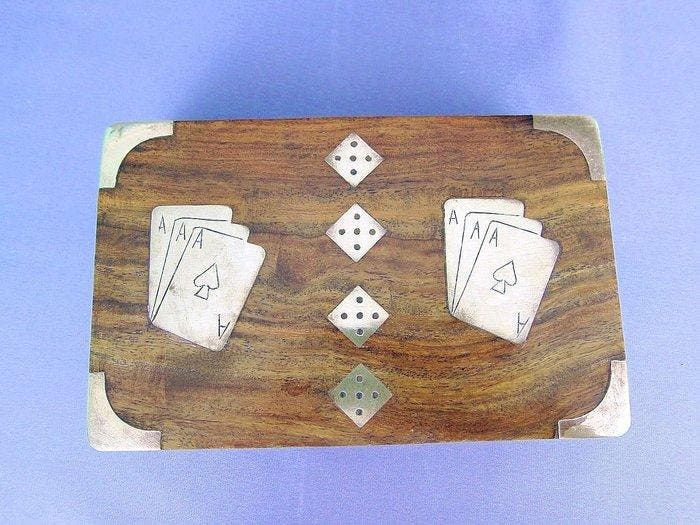 Jeu de poker - Bois, Collections, Objets militaires | Général
