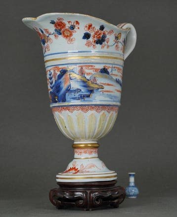 Kangxi (1662-1722) - Aiguière - Pavillons, pagode et de