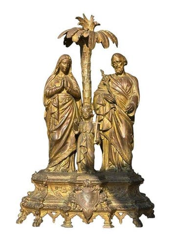 Beeldje - Heilige hart familie - 47 cm - Zamak