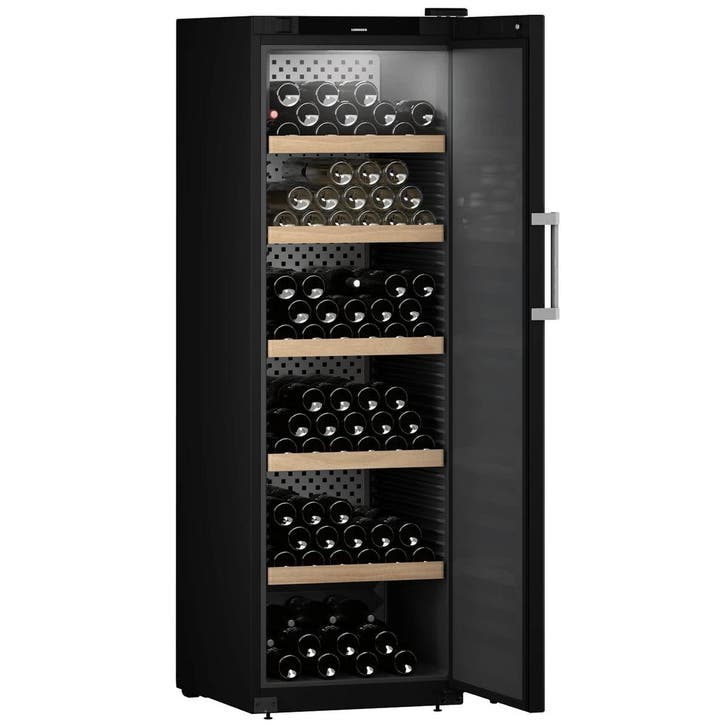 Wijnkoelkast | GRAND CRU | 229x 75cl | Zwart | 1 Zone |, Articles professionnels, Horeca | Équipement de cuisine, Envoi