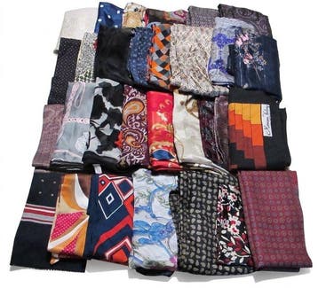 Themacollectie - 30x foulards en sjaals vintage