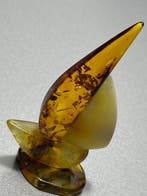 Navire à voile unique en ambre baltique naturelle - Ambre