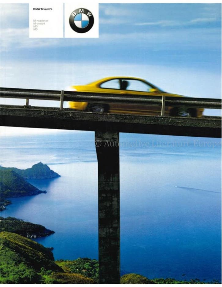 2000 BMW M PROGRAMMA BROCHURE NEDERLANDS, Boeken, Auto's | Folders en Tijdschriften, Ophalen of Verzenden