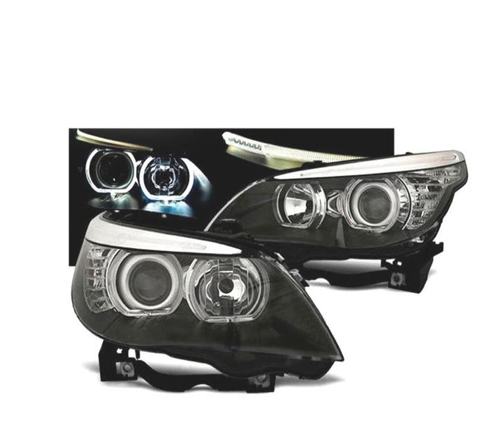 PHARES BMW E60 E61 03-07 ANGEL EYES, Autos : Pièces & Accessoires, Éclairage, Envoi