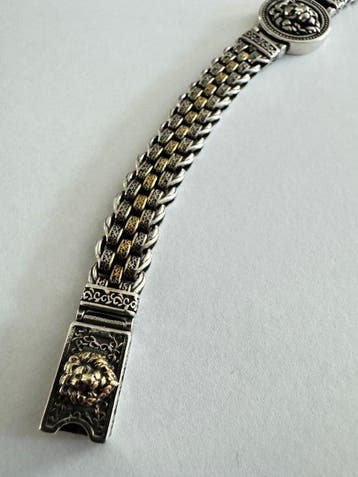 Inconnu - Écussons - Lion bracelet Silber Löwen Armband -