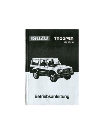 1990 ISUZU TROOPER INSTRUCTIEBOEKJE DUITS, Ophalen of Verzenden, Nieuw