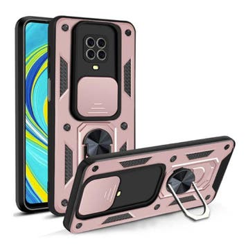 Xiaomi Redmi Note 10 (4G) - Armor Hoesje met Kickstand en, Verzenden