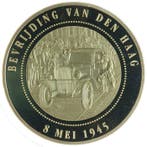 Nederland. Wilhelmina. 75 jaar Vrijheid 35 penningen (Zonder, Postzegels en Munten