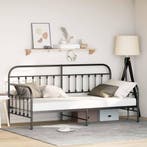 vidaXL Bedframe voor een daybed Zwart 90 x 190 cm, Huis en Inrichting, Verzenden, Nieuw