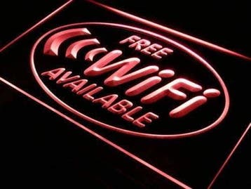 WIFI neon bord lamp LED cafe verlichting reclame lichtbak *r, Verzenden, Nieuw