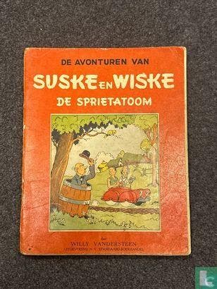 Suske en Wiske - De sprietatoom - 1949, Boeken, Stripverhalen, Gelezen, Eén stripboek, Verzenden