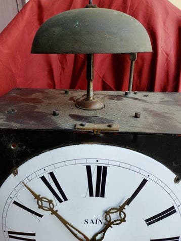 Comtoise klok - Antiek IJzer, Messing - 1800-1850, Antiek en Kunst
